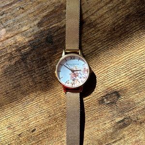 Olivia Burton floral watch